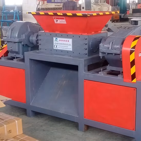 2023 Rubber Metal Scraps Plastic Shredders Used Tires Glass Plastic Recycling Shredder