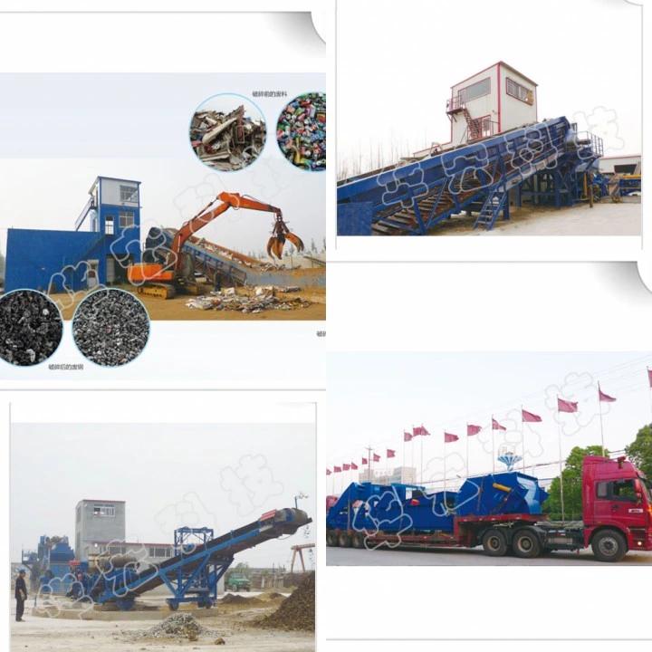 Hydraulic Waste Scrap Ubc Pop Can Metal Shredding Recycling Machine Crusher Breaker Shredder