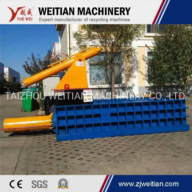 Automatic Metal Scrap Baler Aluminium Iron Cans Compressing Baling Machine for Cans Recycling No Need Strapping